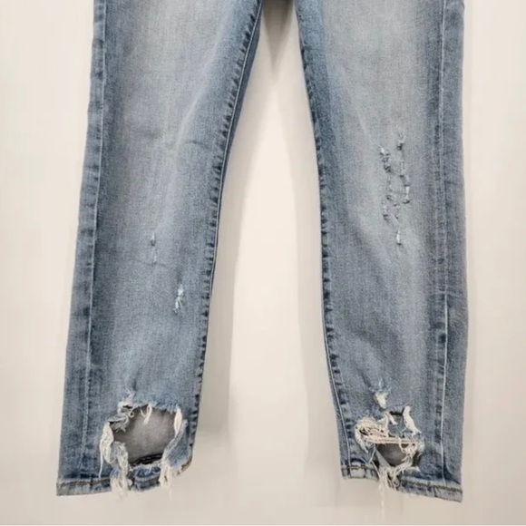 AGOLDE Sophie Mid rise skinny distressed jeans 28 - Picture 4 of 6
